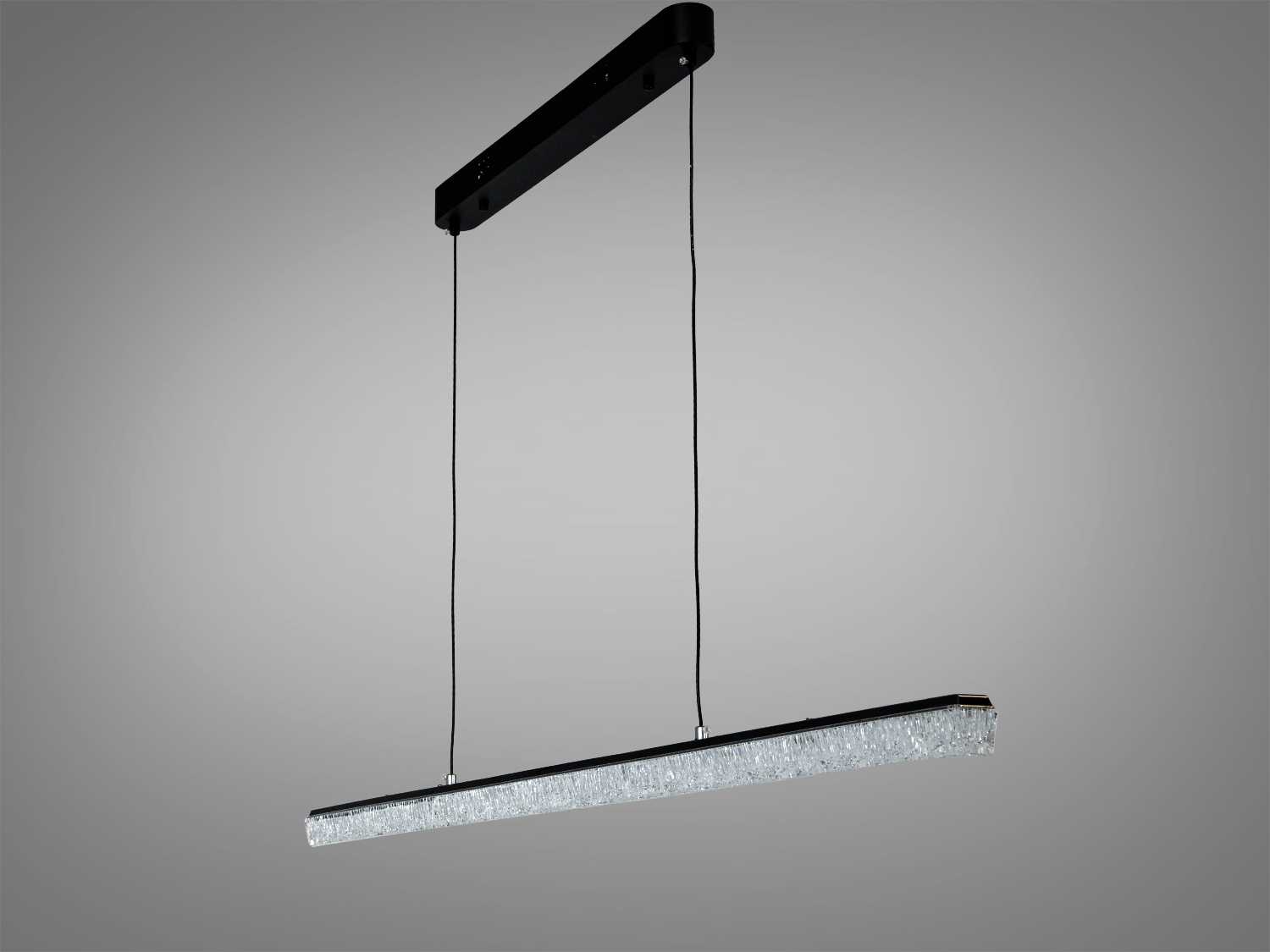 Лінійний LED підвіс чорний 27 Вт до 5 м2