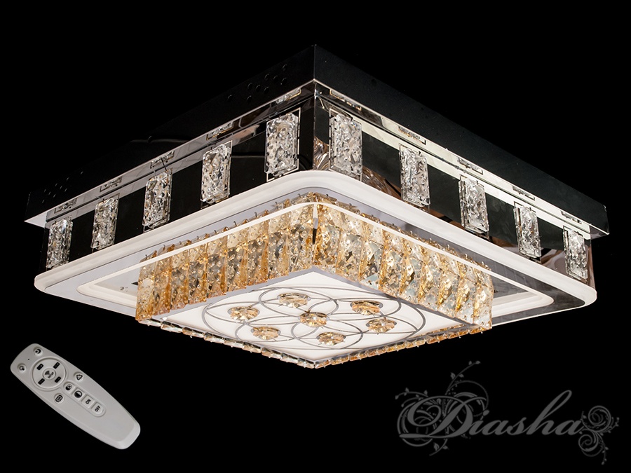 Витончені накладні світлодіодні світильники призначені для створення яскравого світлодіодного освітлення з регульованою колірною температурою від теплого білого до холодного білого. І при цьому бути прикрасою інтер'єру, а не просто утилітарним світильником як звичайна світлодіодна панель.
У комплекті з люстрою йде звичайний пульт, який дозволяє вибрати необхідну вам яскравість і колірну температуру.
З вимикача люстра перемикається як і будь-яка інша світлодіодна люстра. Кожне включення вимикання по черзі переводить люстру за такими режимами: холодне світло, тепле світло, нейтральне світло.
Світлодіодний світильник дозволяє вибирати режим освітлення від часу доби і виконуваних під його світлом завдань.
Стельові люстри, Світлодіодні люстри, Люстра 