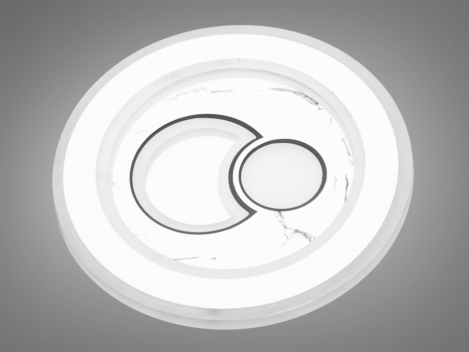 Сучасний круглий світлодіодний світильник потужністю 32 ват