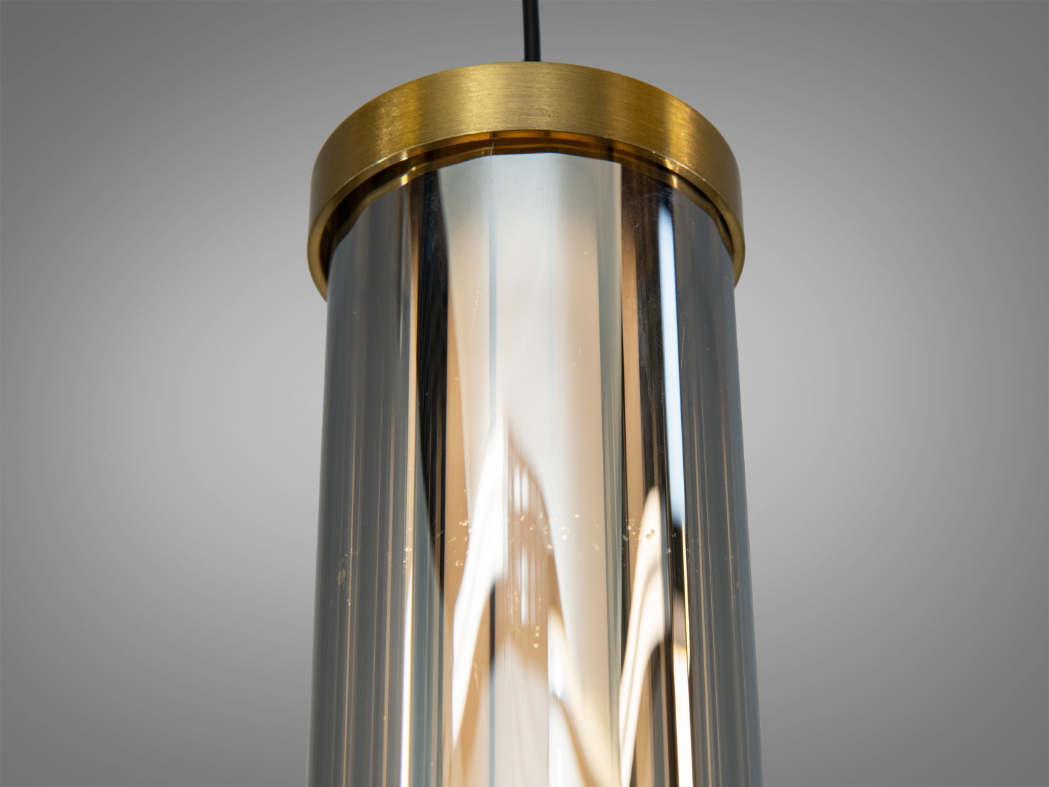 Світлодіодний підвіс скляний золото 6 Вт