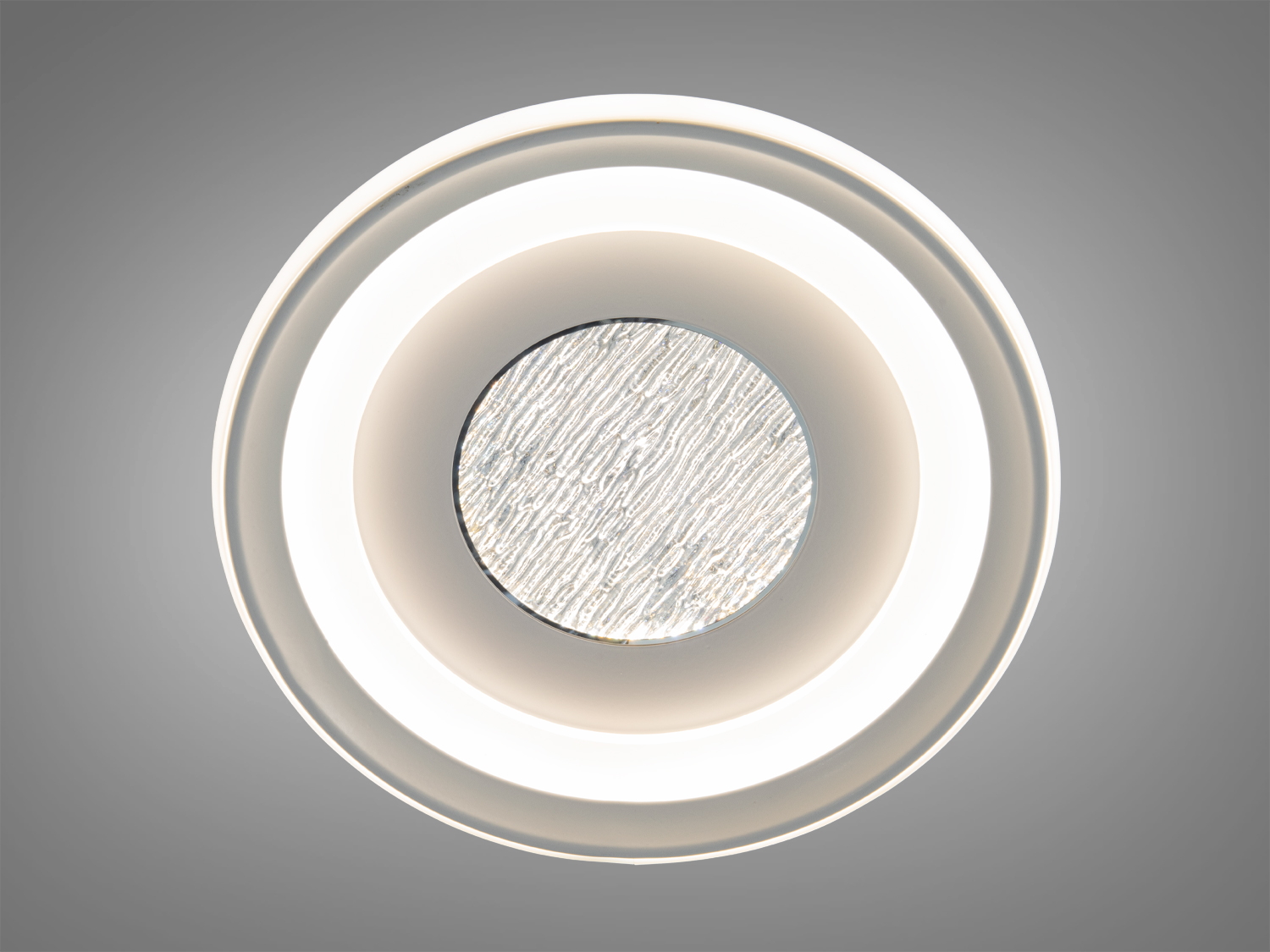 Круглий стельовий світильник Diasha 60Вт зі змінною колірною температурою керування від настінного вимикача Площа до 10 м² білий корпус