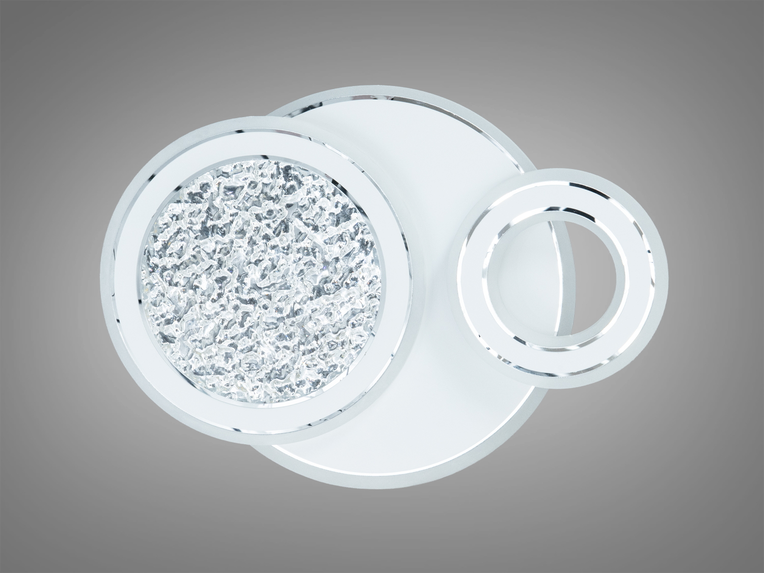 Стельова LED люстра біла 53Вт CCT три модулі