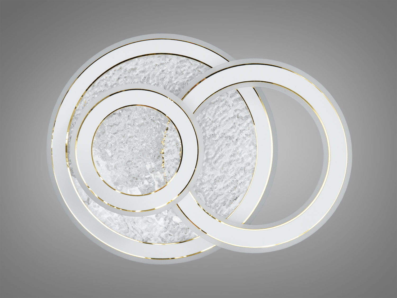 Стельова LED люстра 90Вт біла 3 модулі CCT