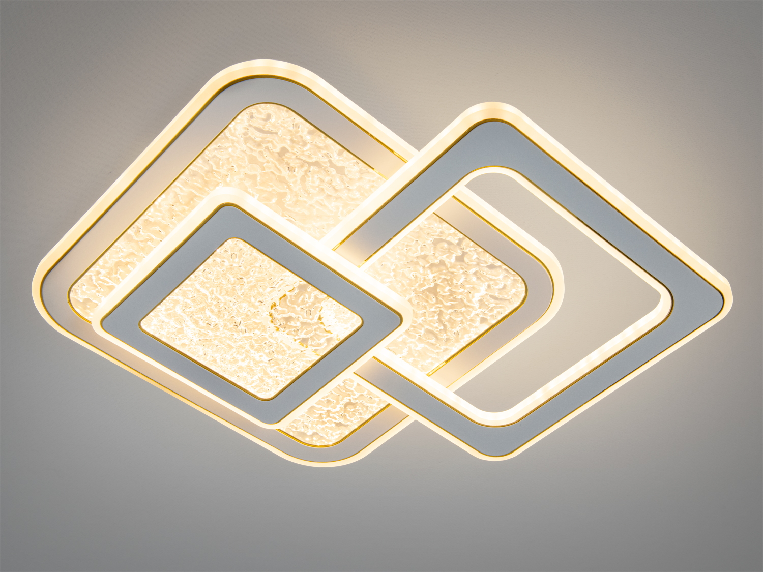 LED стельовий світильник 108 Вт, білий, зі змінною CCT і керуванням від настінного вимикача. Рівномірне освітлення площі до 18 м² у форм-факторі «таблетка».