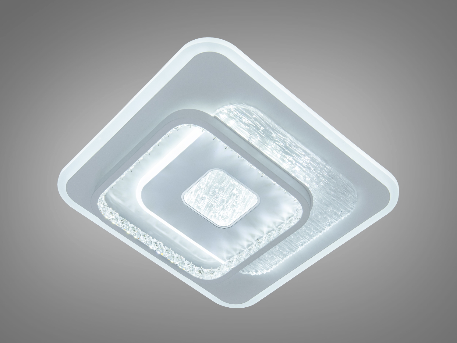 Накладний LED світильник «таблетка» 66 Вт, білий, зі змінною CCT. Керується настінним вимикачем, розрахований на кімнати до ≈11 м².