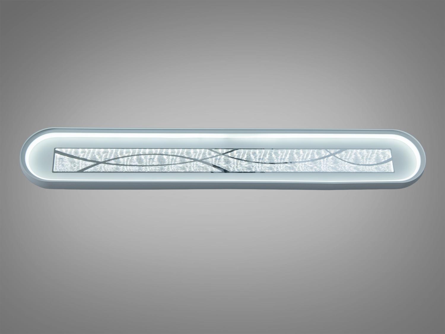 Круглий LED світильник Diasha 78Вт у білому кольорі з акриловим розсіювачем. 3 режими кольору 3200К/4100К/6500К, керування настінним вимикачем, накладний монтаж на стелю або стіну.