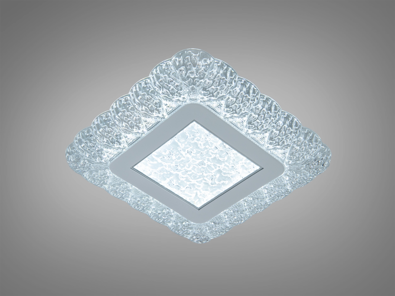 Пристельовий LED світильник 21 Вт для до 4 м²: 1155 лм, перемикання 3200/4100/6500 K настінним вимикачем, білий корпус, метал+акрил, монтаж на планку.