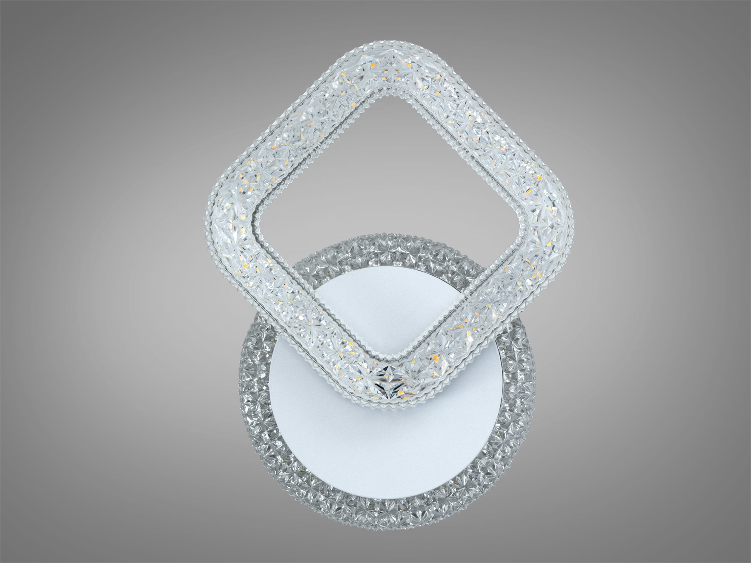 Настінний LED бра білий 10 Вт з кристалами