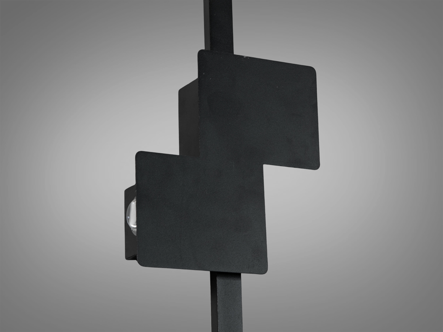 Цікаве лінійне світлодіодне бра, 25 Вт, чорний