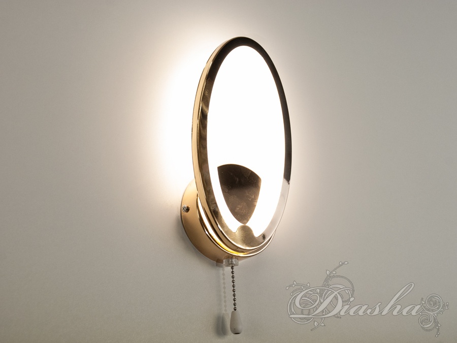 Стильне світлодіодне бра для читання, бра золото, потужністю 16W