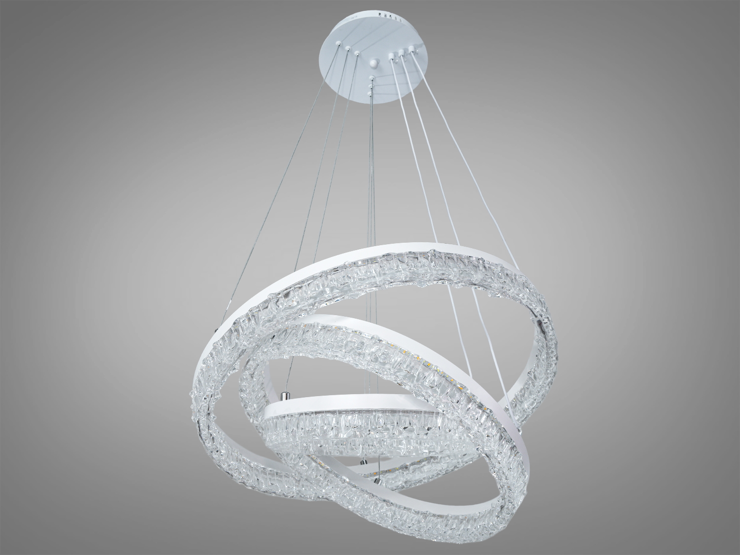 Підвісна люстра Diasha LED біла 82Вт 4510Лм 3CCT