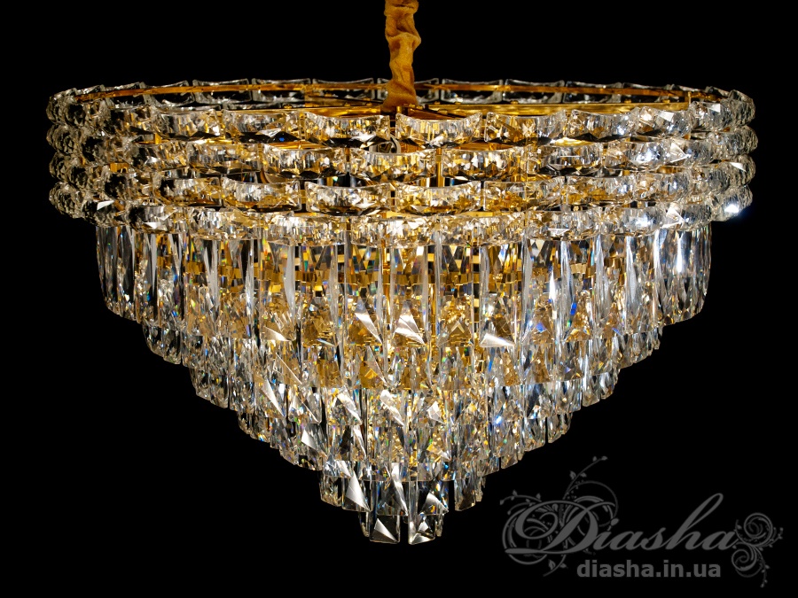 Сучасна кришталева люстра