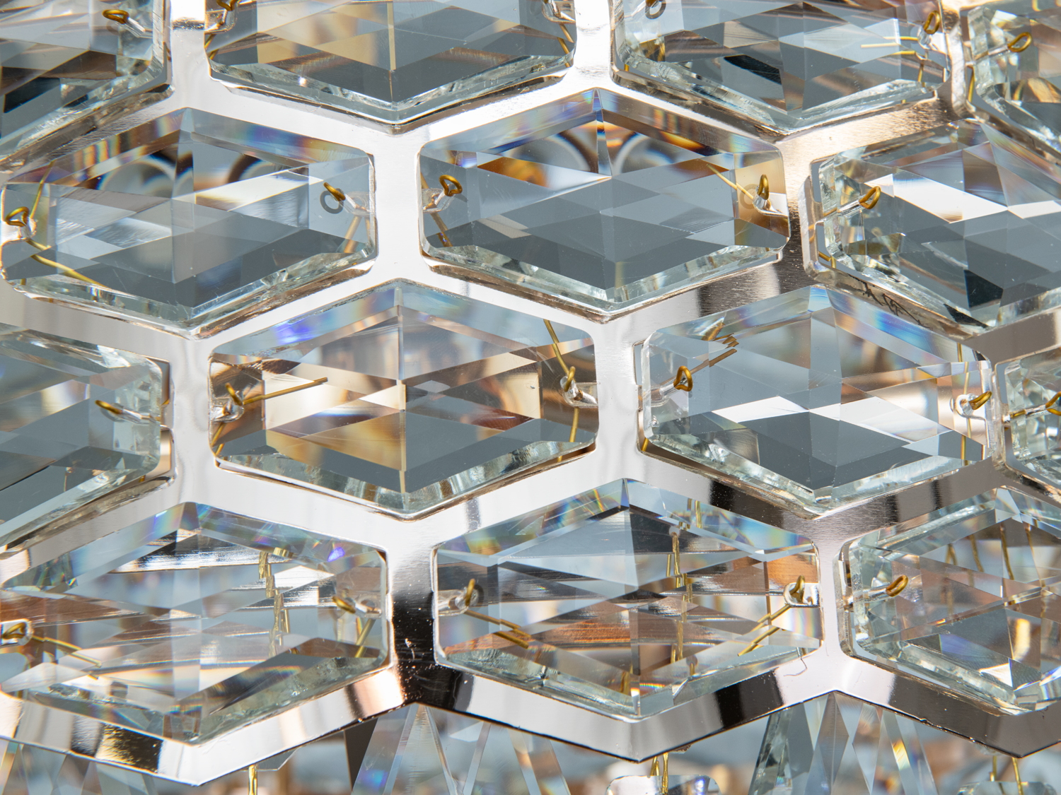 Люстра кришталева Diasha Classic золото 9 ламп