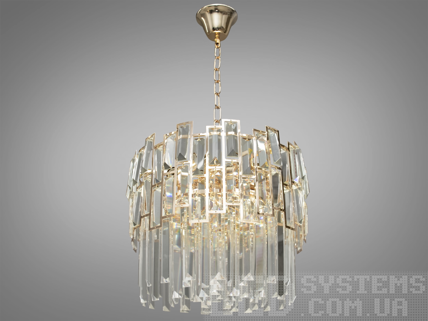 Сучасна кришталева люстра