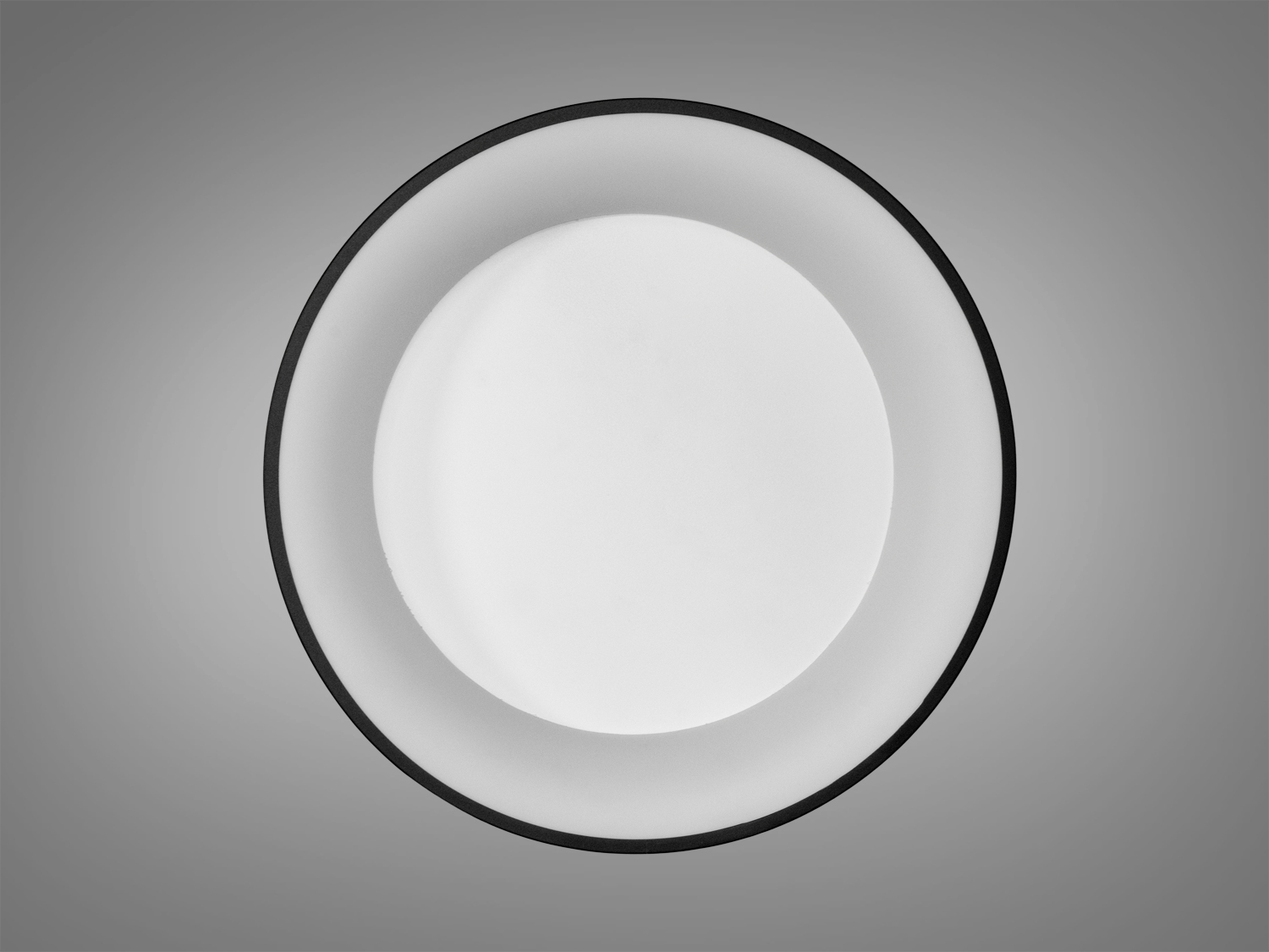 Світлодіодна стельова лампа 2166 чорна з пультом і регулюванням яскравості