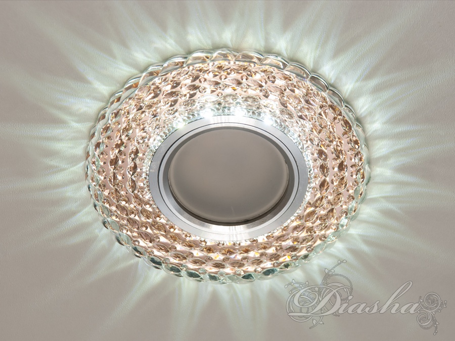 Точковий світильник 2235B-T з акрилової смоли з вбудованим підсвічуванням 3Вт