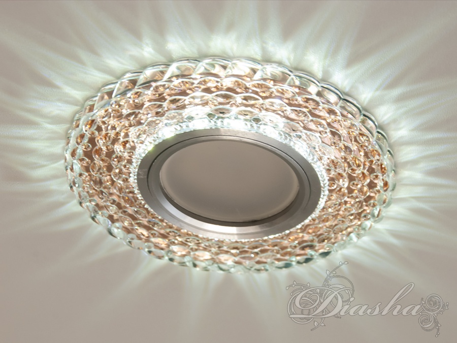 Точковий світильник 2235B-T з акрилової смоли з вбудованим підсвічуванням 3Вт