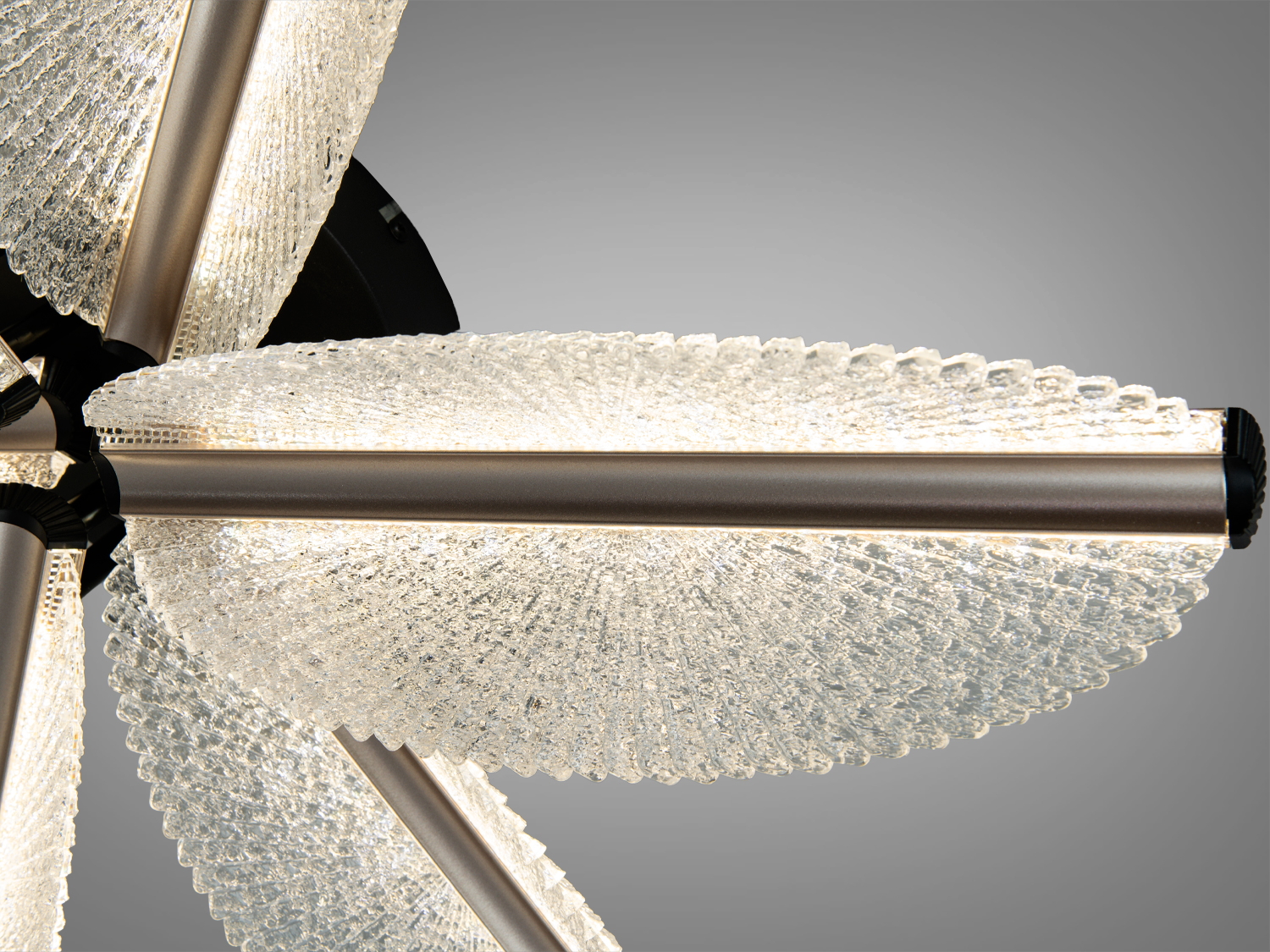 Люстра стельова LED чорна 54 Вт з пультом