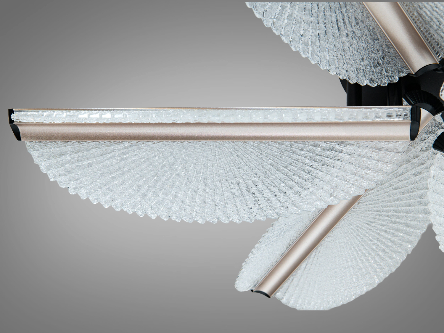 Люстра стельова LED чорна 54 Вт з пультом