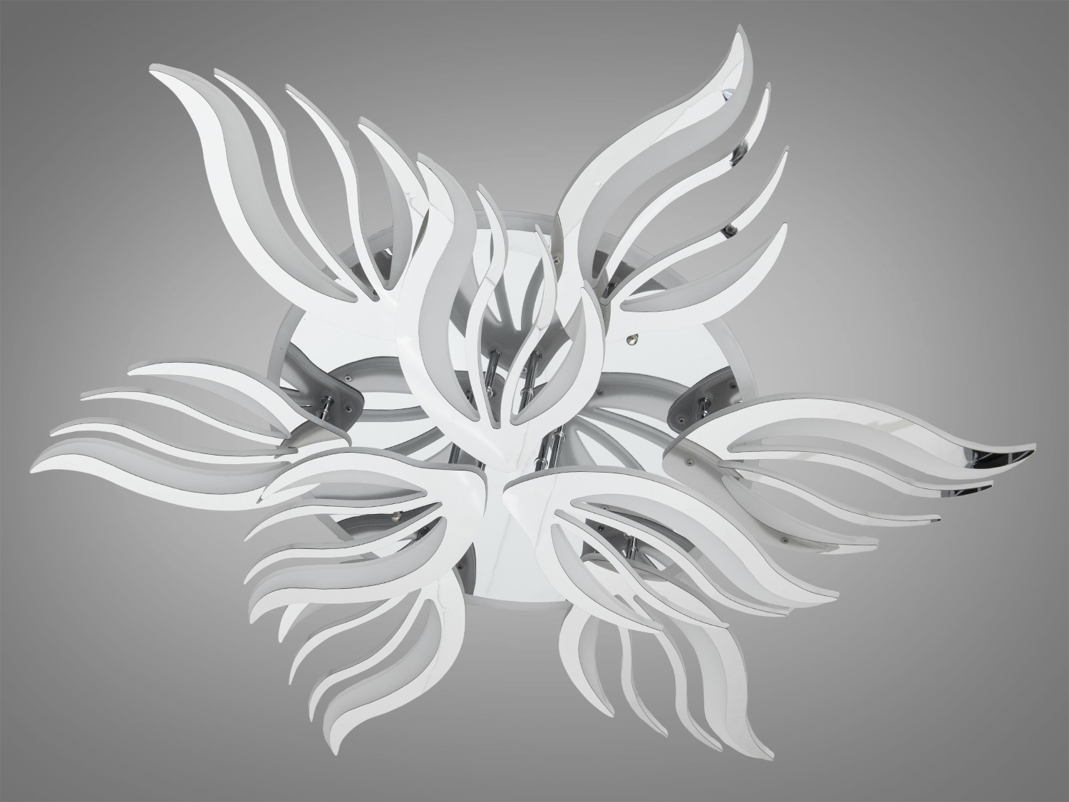 Стельова люстра LED Diasha хром 150W пульт димер