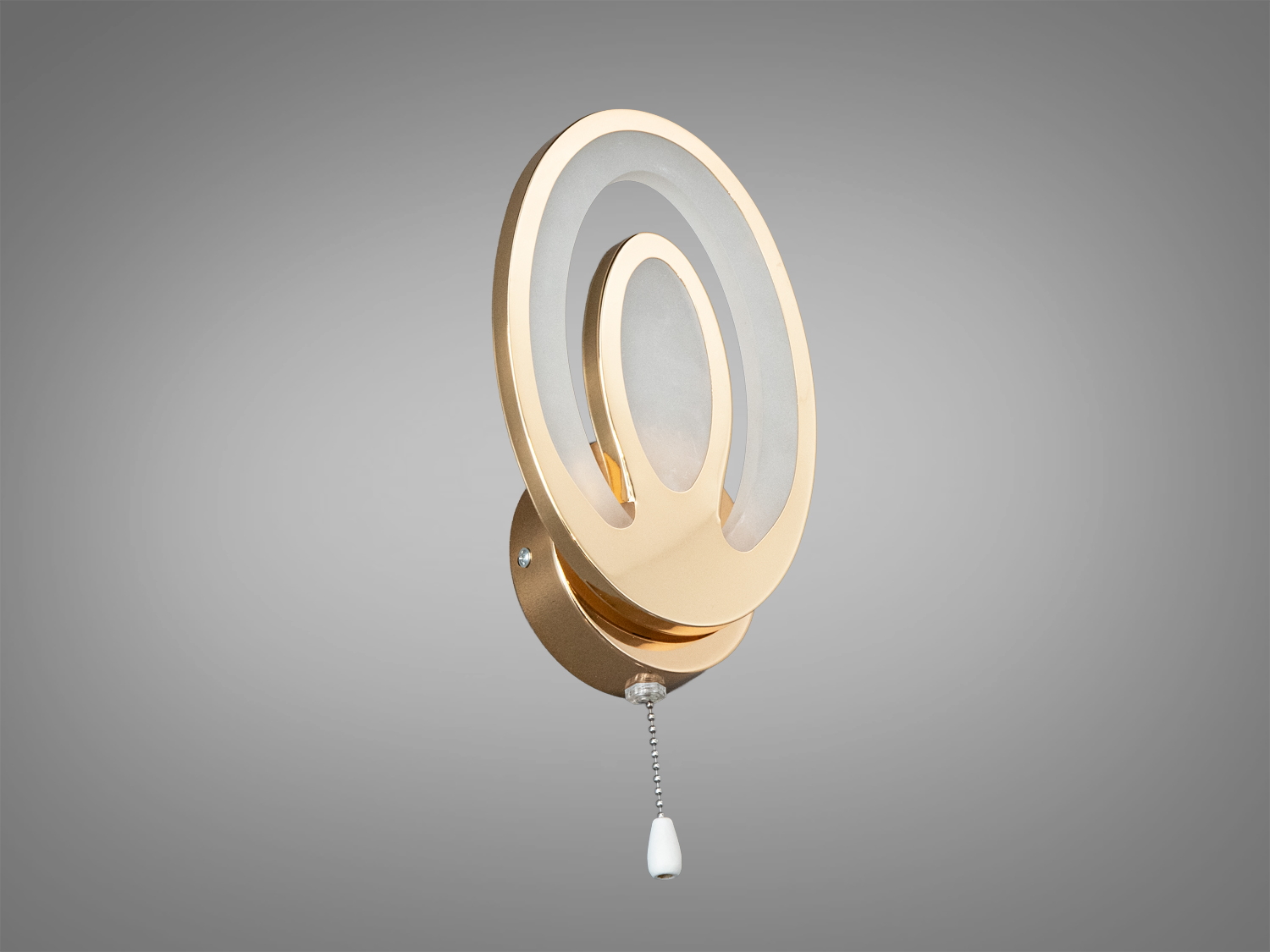 Настінне LED бра золото 17W 3 режими шнурок