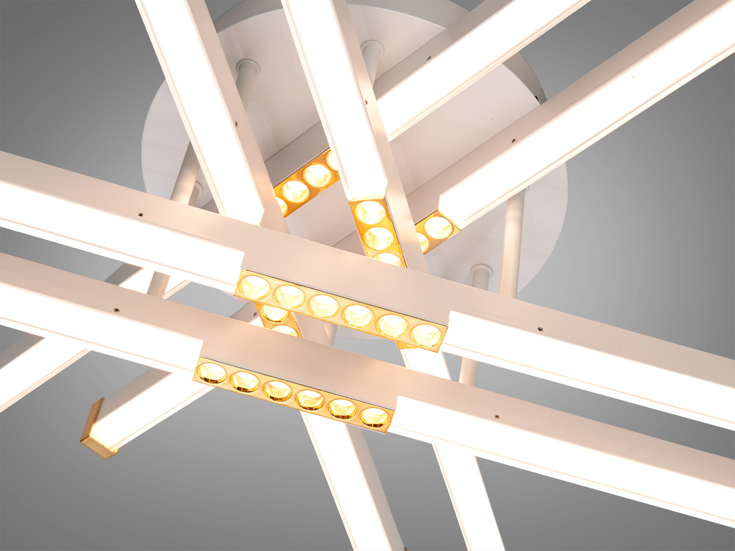 Стельова LED люстра біла 80Вт 6 ліній з пультом