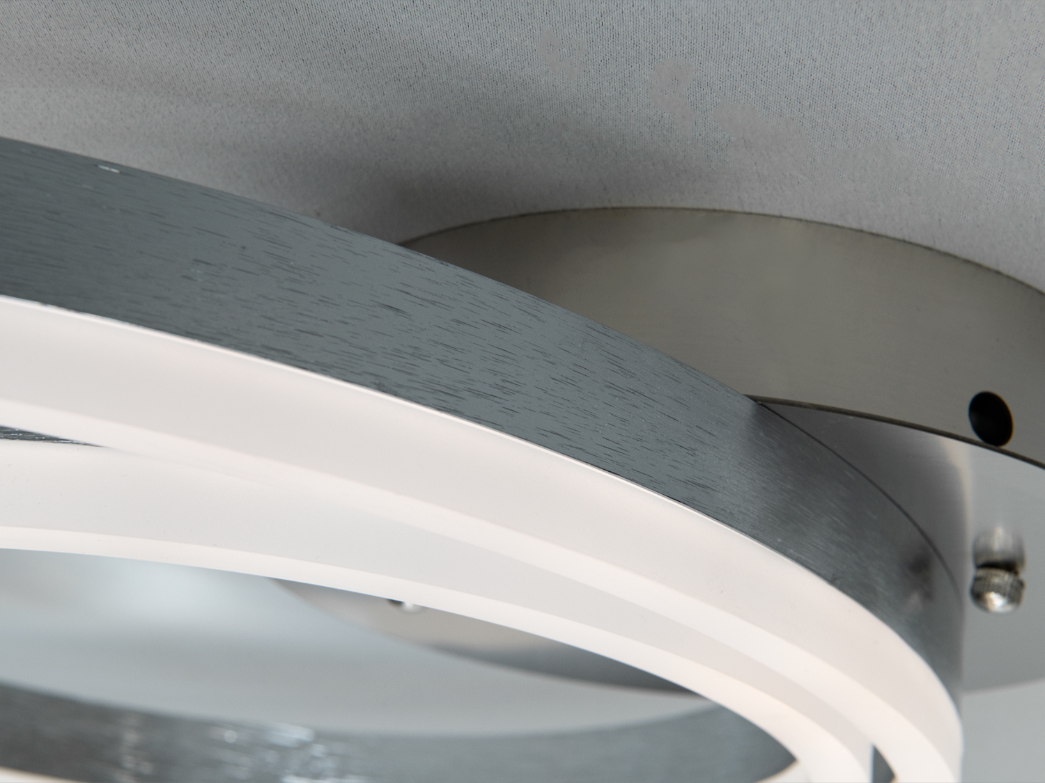 Люстра стельова Diasha 58W пульт димер хром матовий