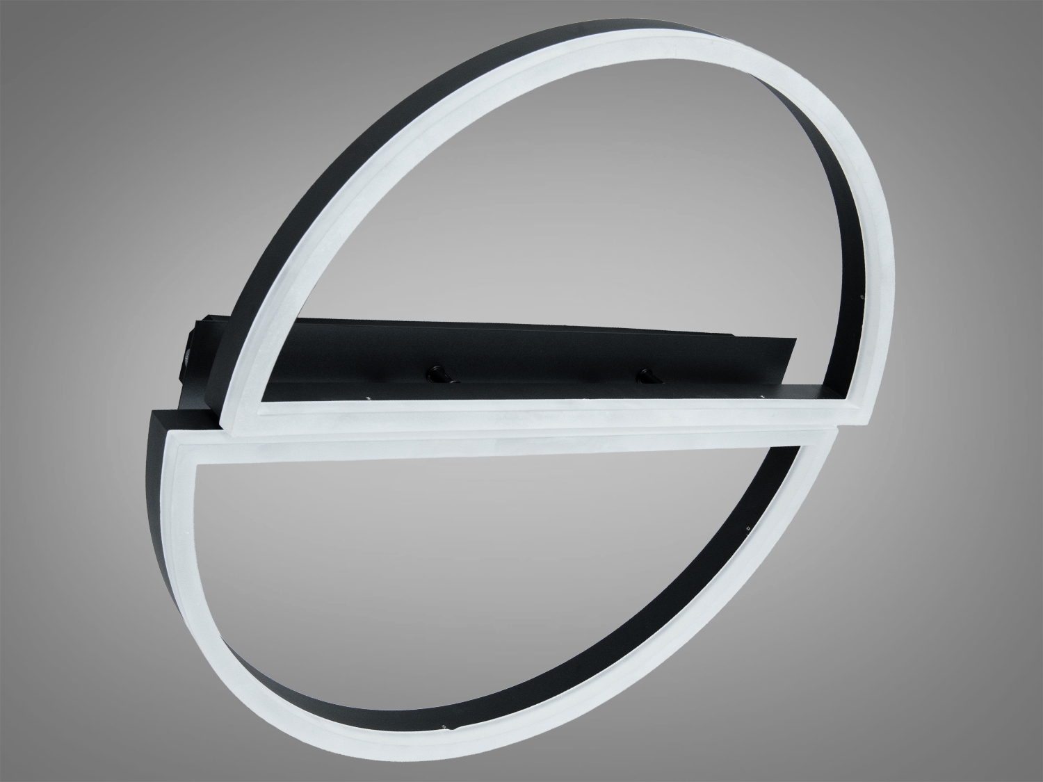 Стельова люстра LED Diasha чорна 58W пульт