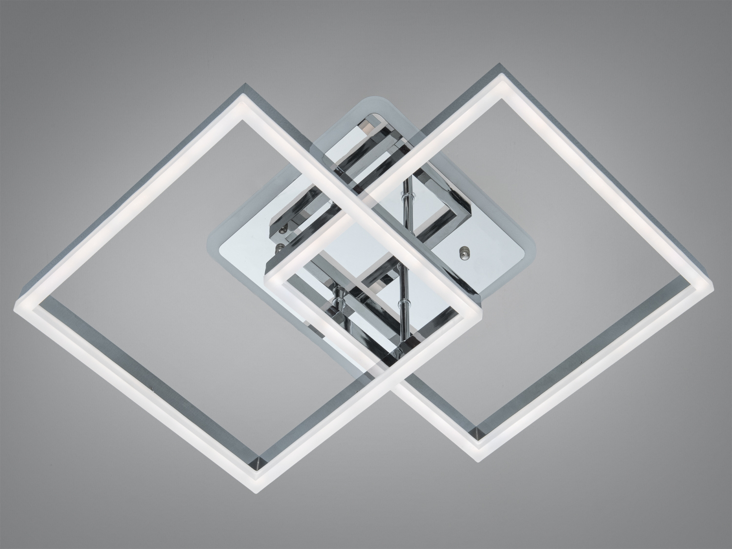 Стельова LED люстра хром 64W пульт