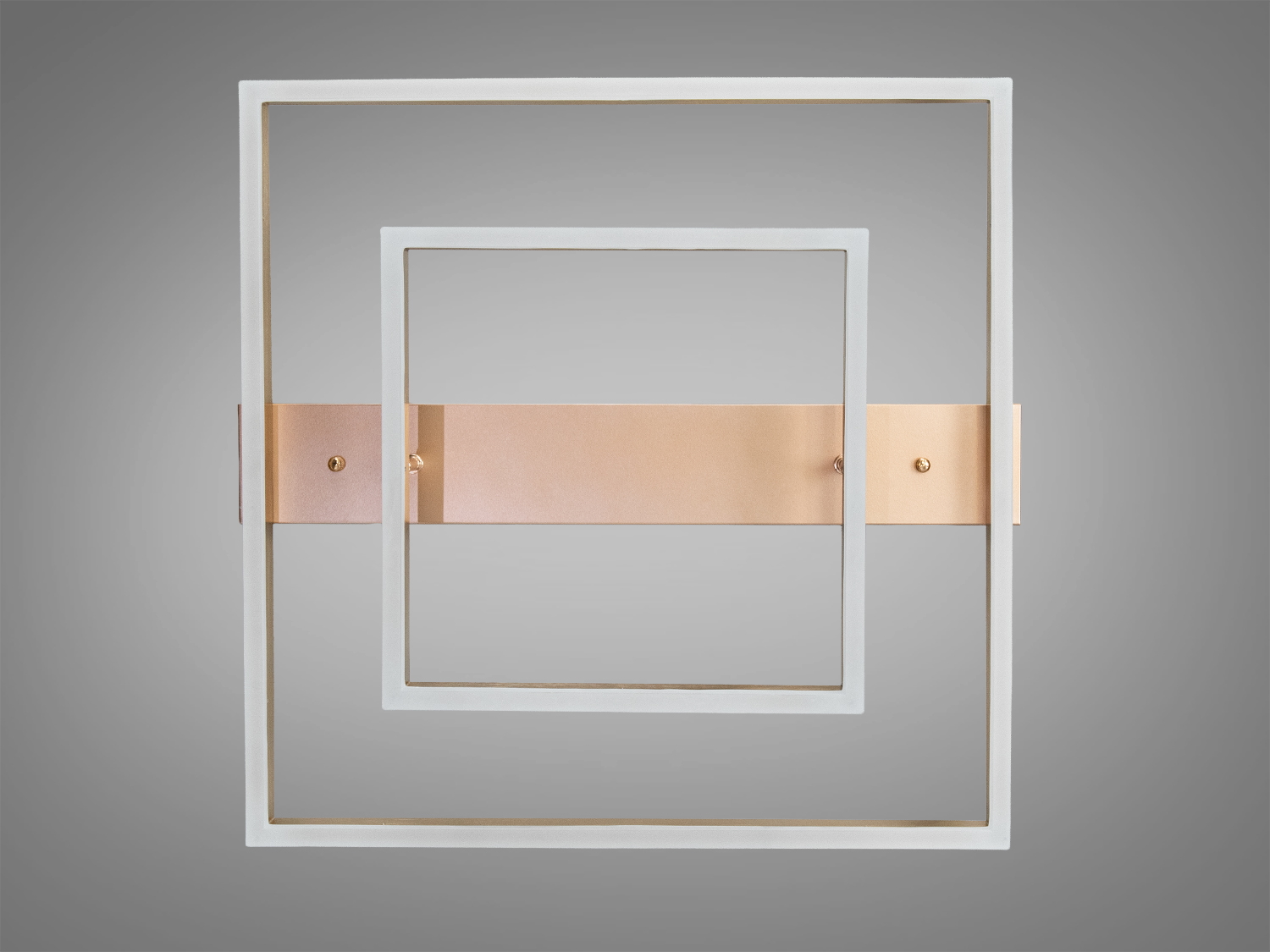 Мінімалістичний світильник з матовим покриттям, квадратна форма, підходить для спальні або кабінету.