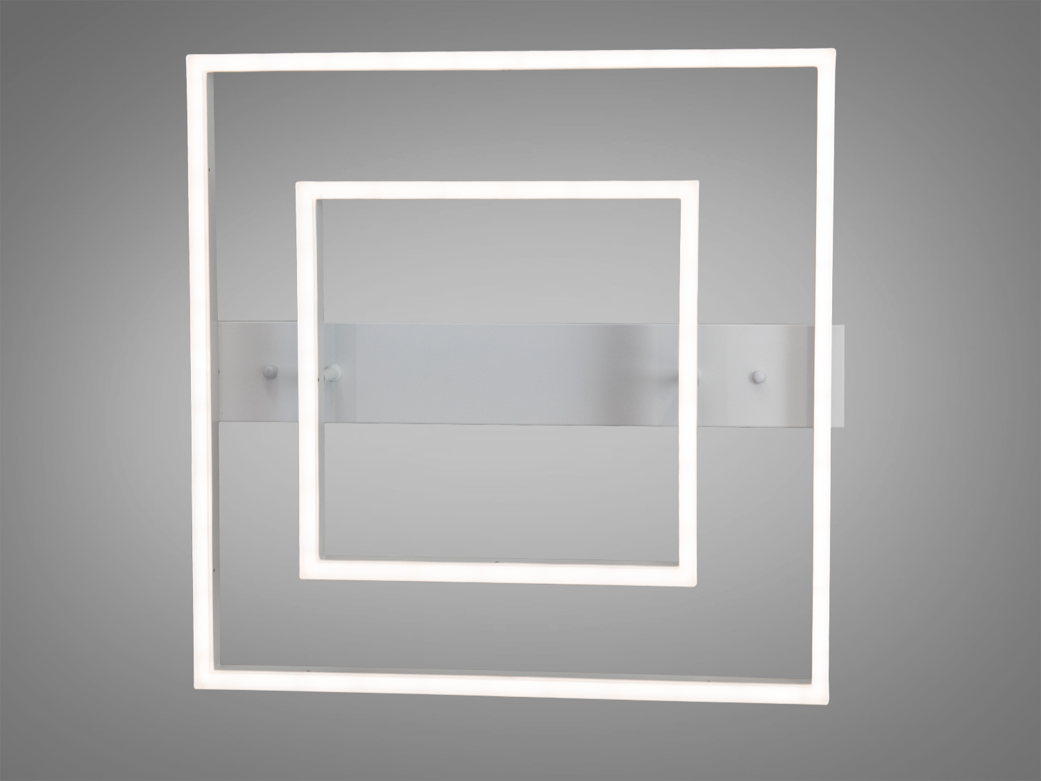 Світильник з нейтральним світлом, квадратний дизайн, універсальний монтаж, підходить для офісних приміщень.