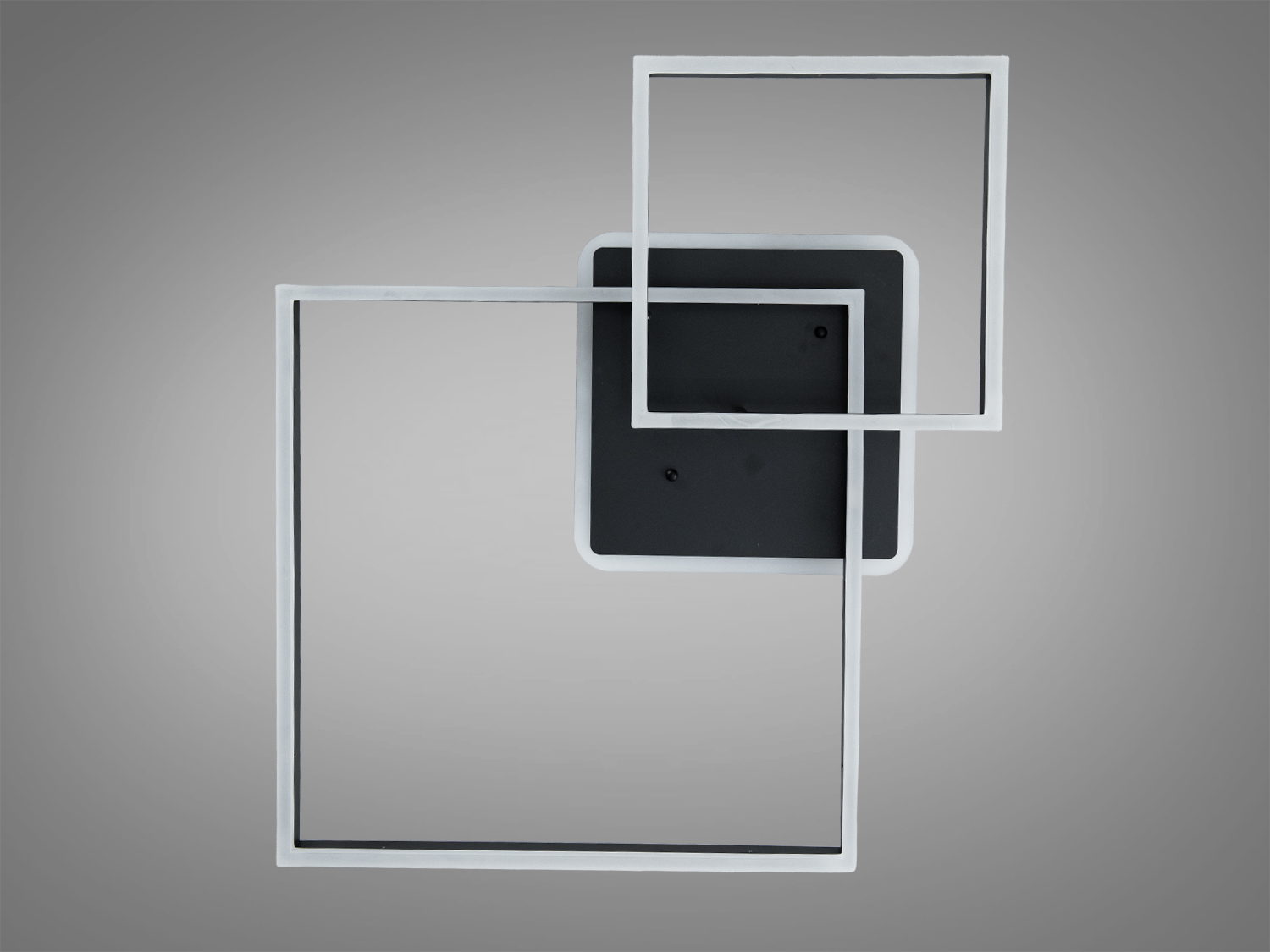 Стельова світлодіодна люстра чорна 84W димер пульт