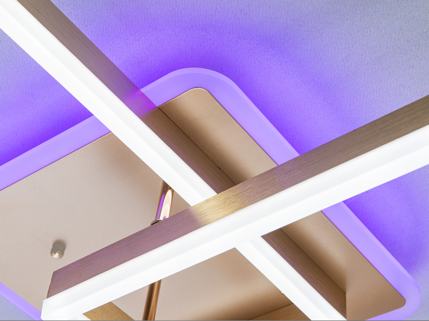 Стельова світлодіодна люстра Diasha золото 84W 4620 lm пульт димер CCT