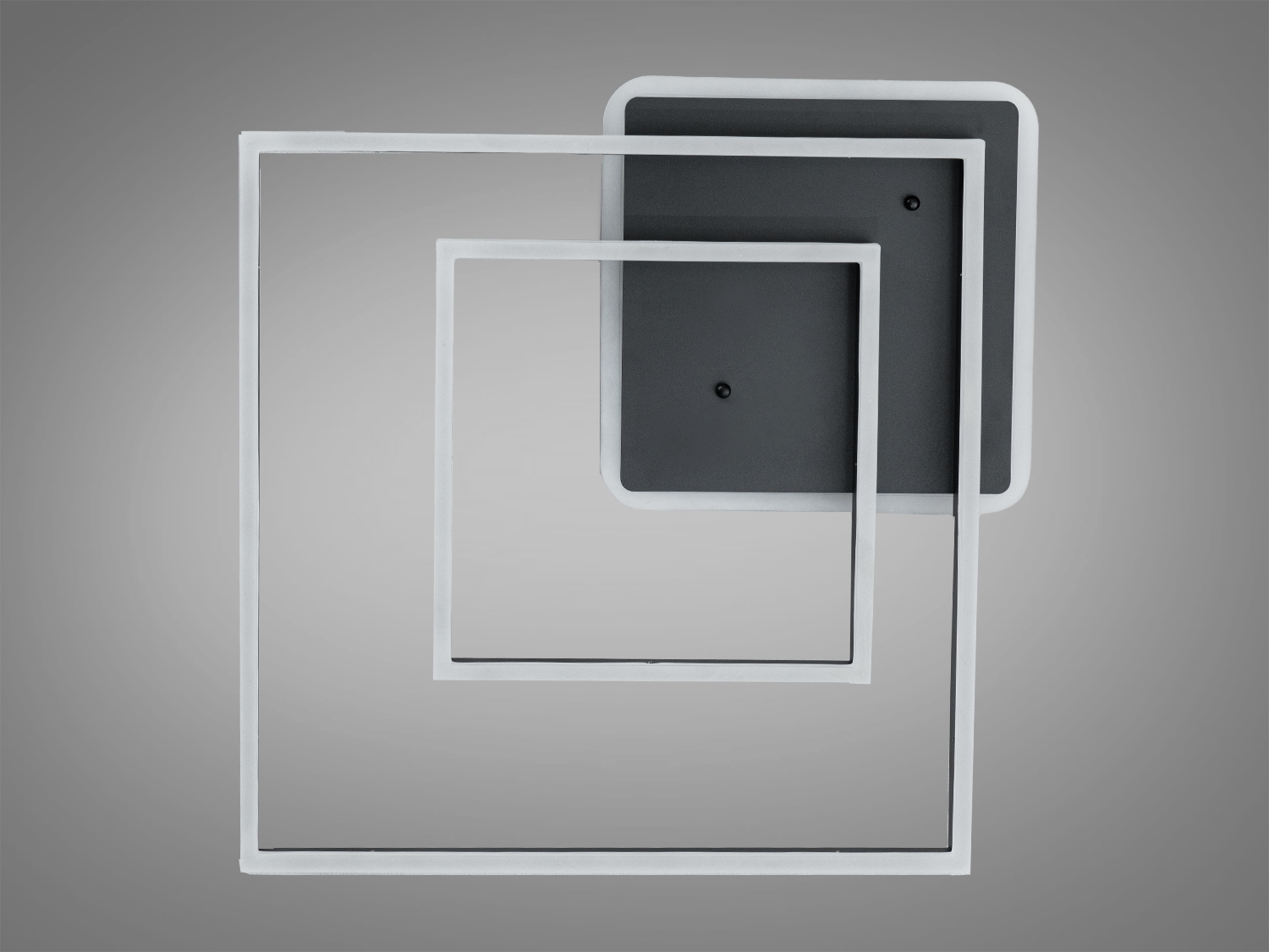 LED люстра стельова чорна пульт димер 84 Вт