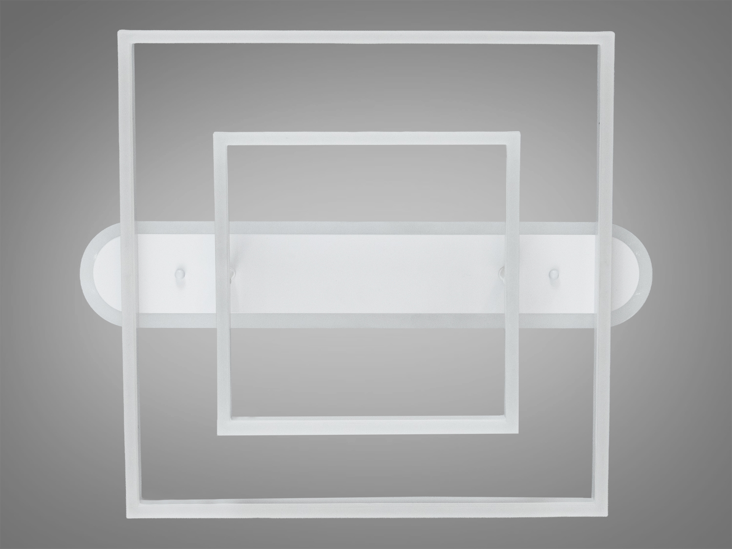 Стельова люстра біла 86 W 2 плафони пульт