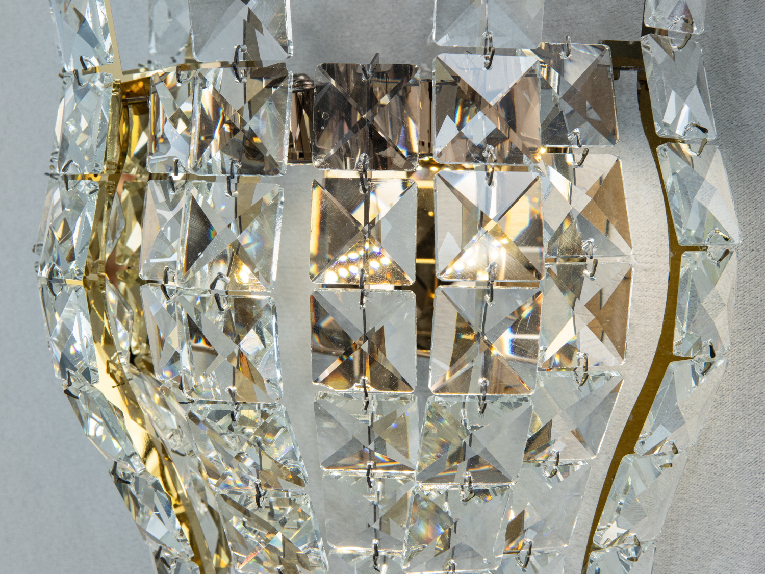 Настінне кришталеве бра LED золото 6 Вт