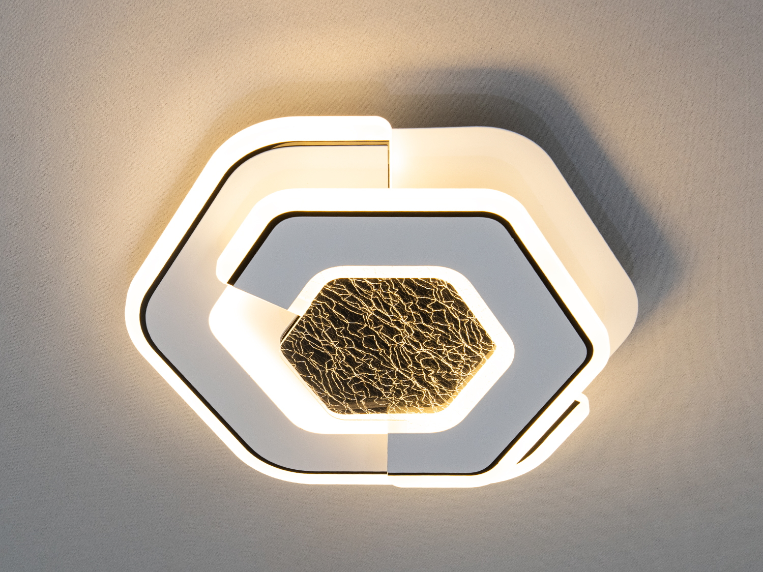 Сучасний LED світильник з регулюванням кольору світла, 44W, білий