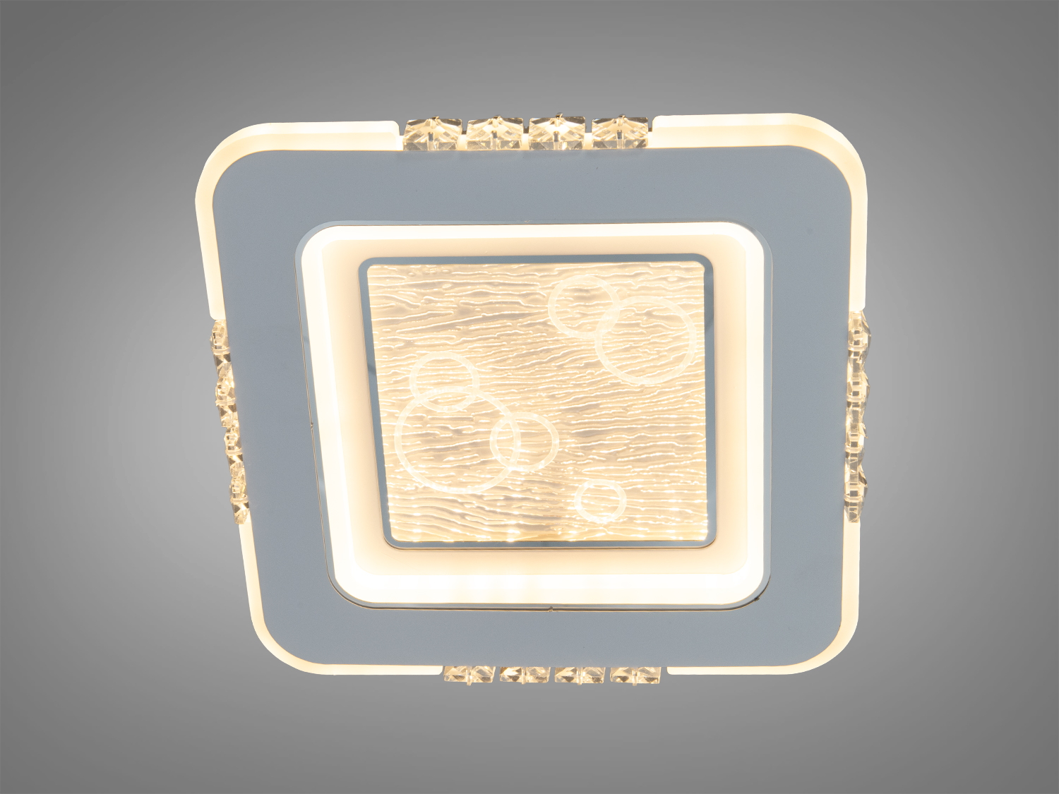 LED світильник-«таблетка» 40Вт, білий, зі змінною CCT та керуванням від настінного вимикача. Підходить для освітлення площі до 7 м².