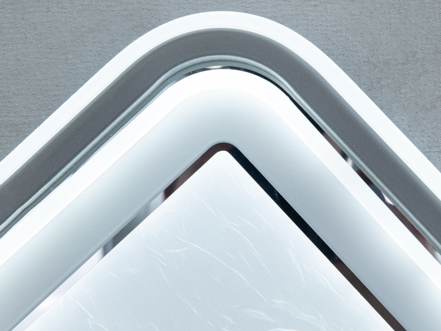 Світильник-таблетка LED 44Вт білий сірий до 8м²