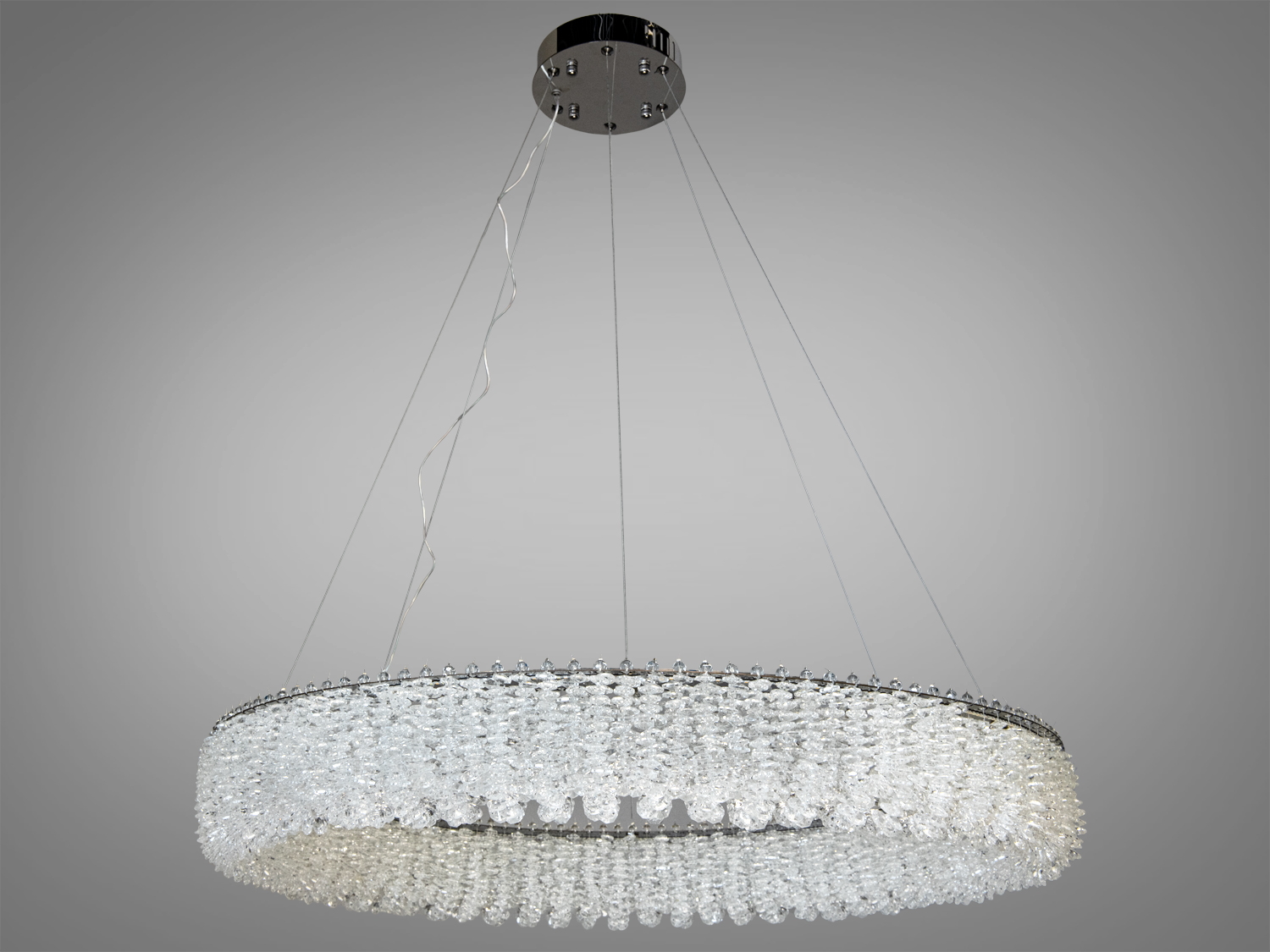 Підвісна люстра Diasha 505 з LED освітленням хром 48Вт