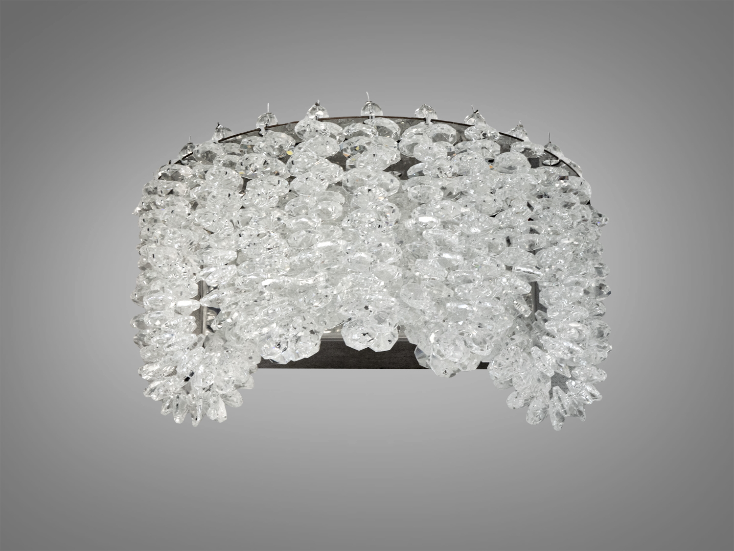 Бра Diasha 376-BCH хром LED 28 Вт кришталеві підвіски для акцентного освітлення