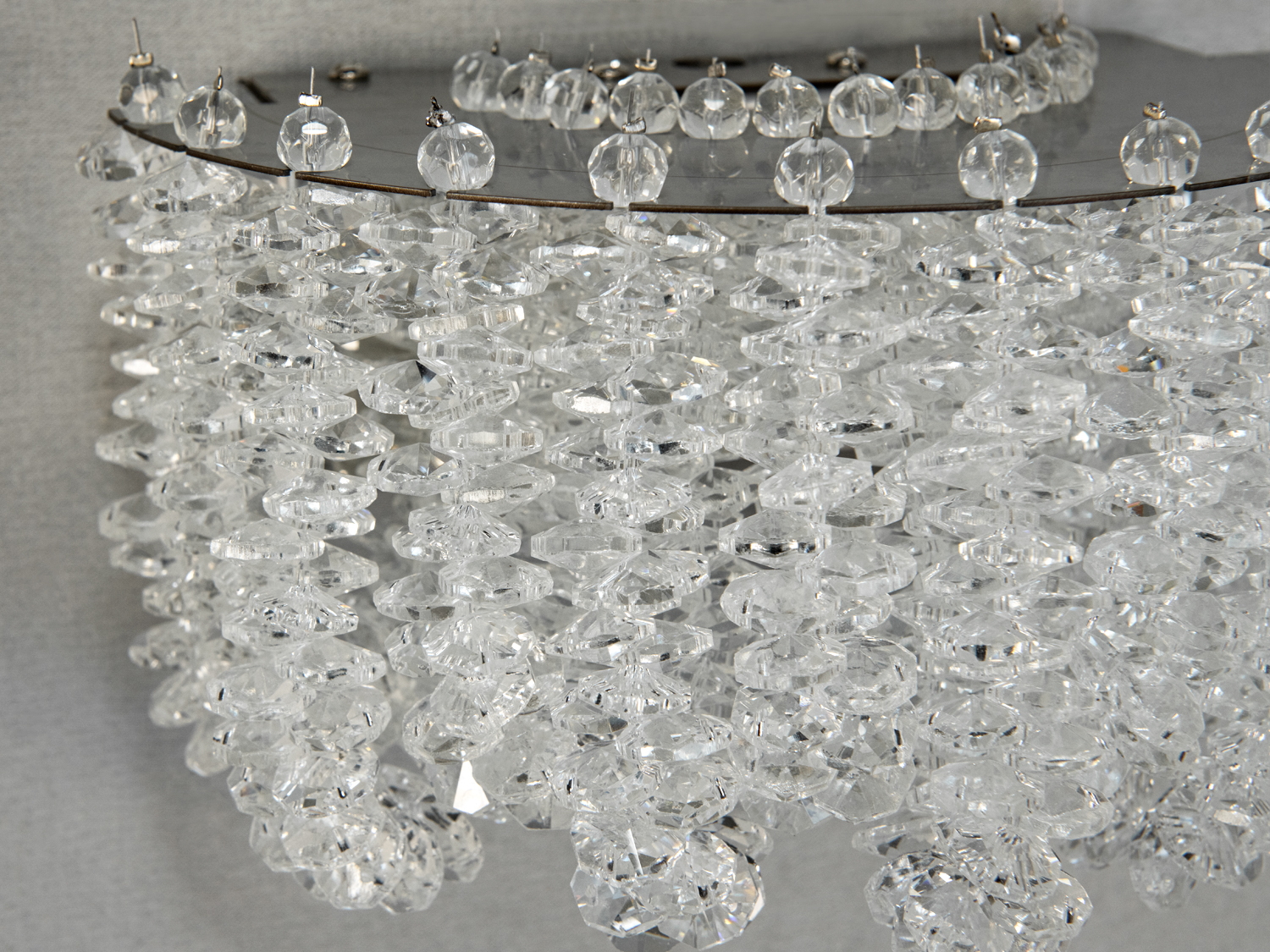 Бра Diasha 376-BCH хром LED 28 Вт кришталеві підвіски для акцентного освітлення