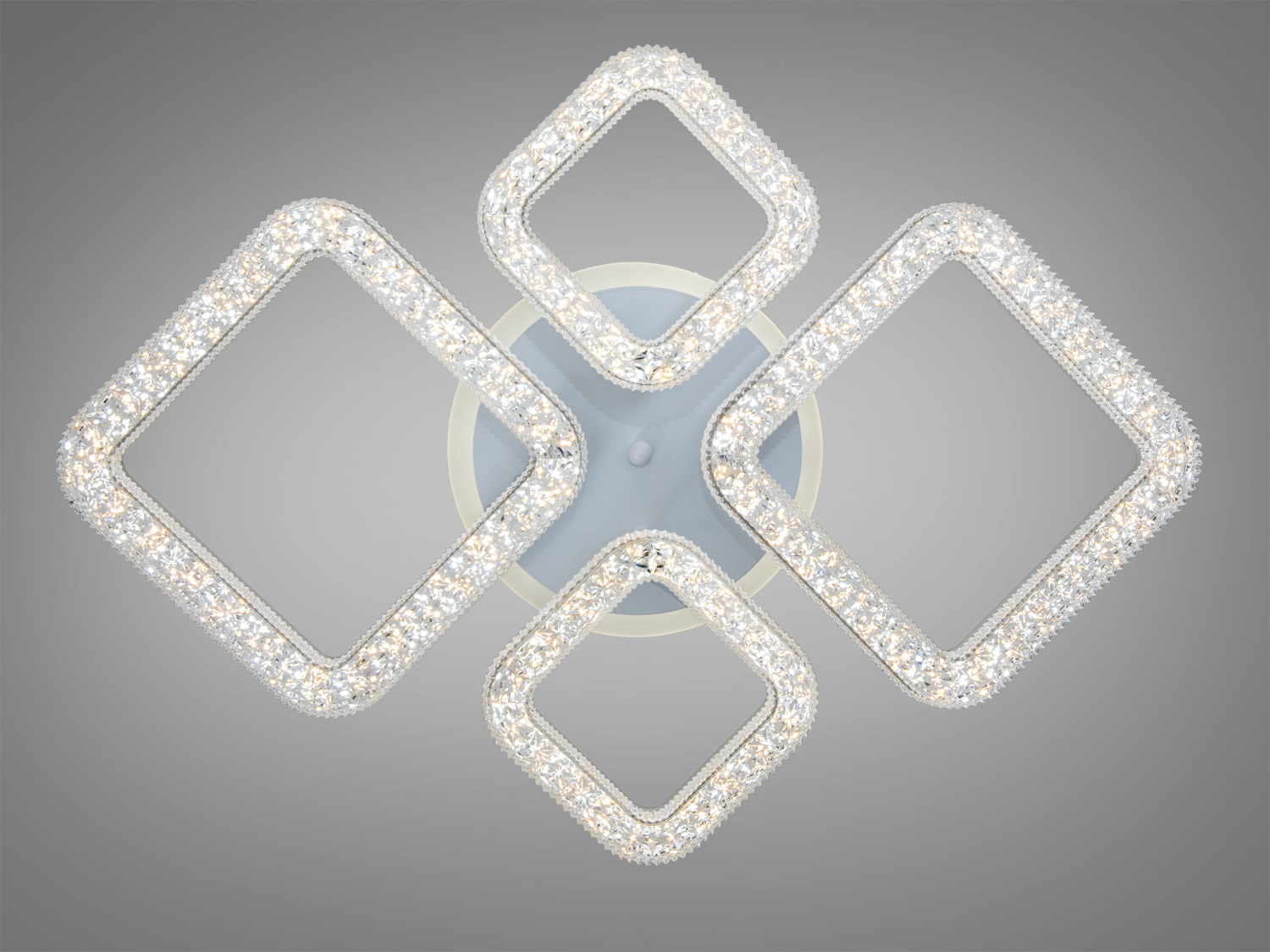 Світильник з діамантовими квадратними рамками, що створюють стильний візерунок. Підходить для сучасного інтер′єру.