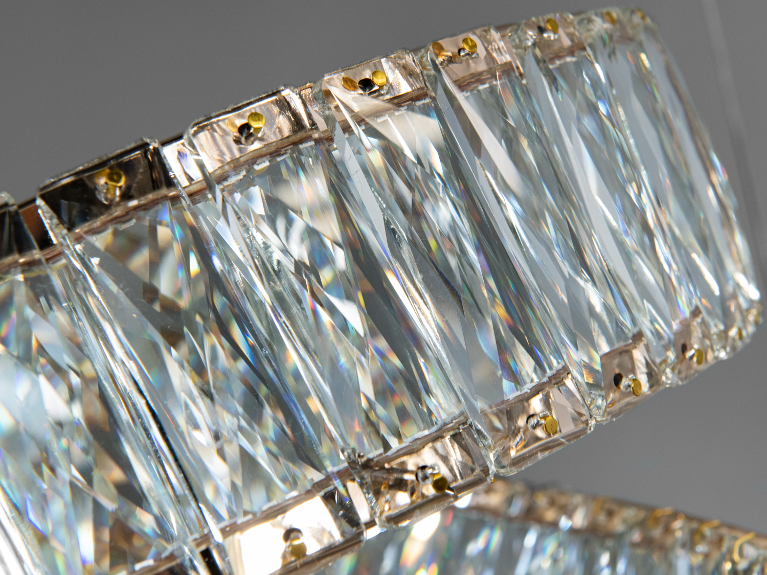 Дизайнерська новинка, кришталева світлодіодна люстра на тросах, 175W