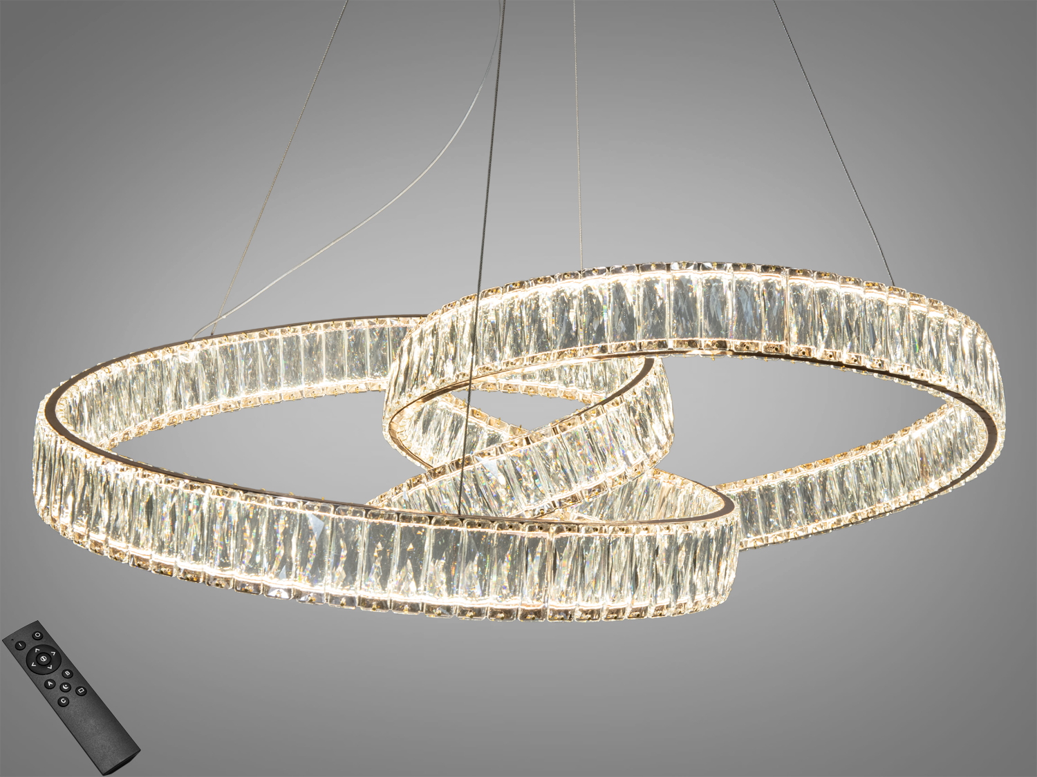 Дизайнерська новинка, кришталева світлодіодна люстра на тросах, 175W. Купити красиву люстру від українського виробника, означає обрати якісний виріб за вигідною ціною. 