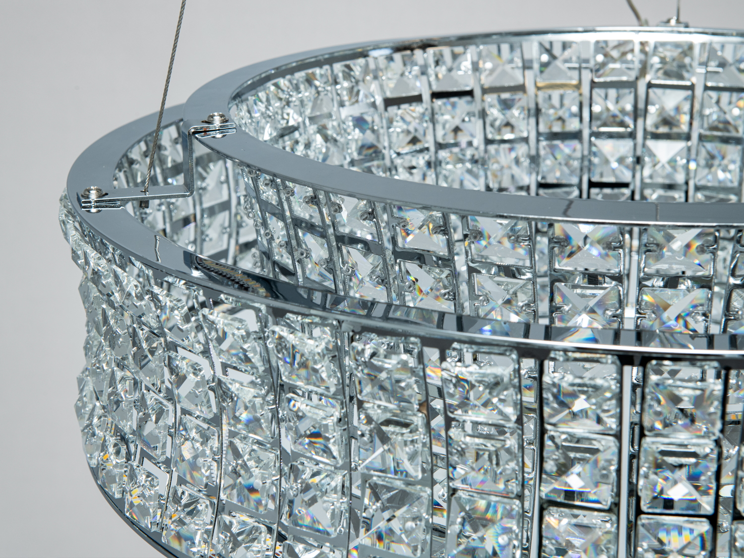 Люстра підвісна LED Diasha золото 85Вт з пультом