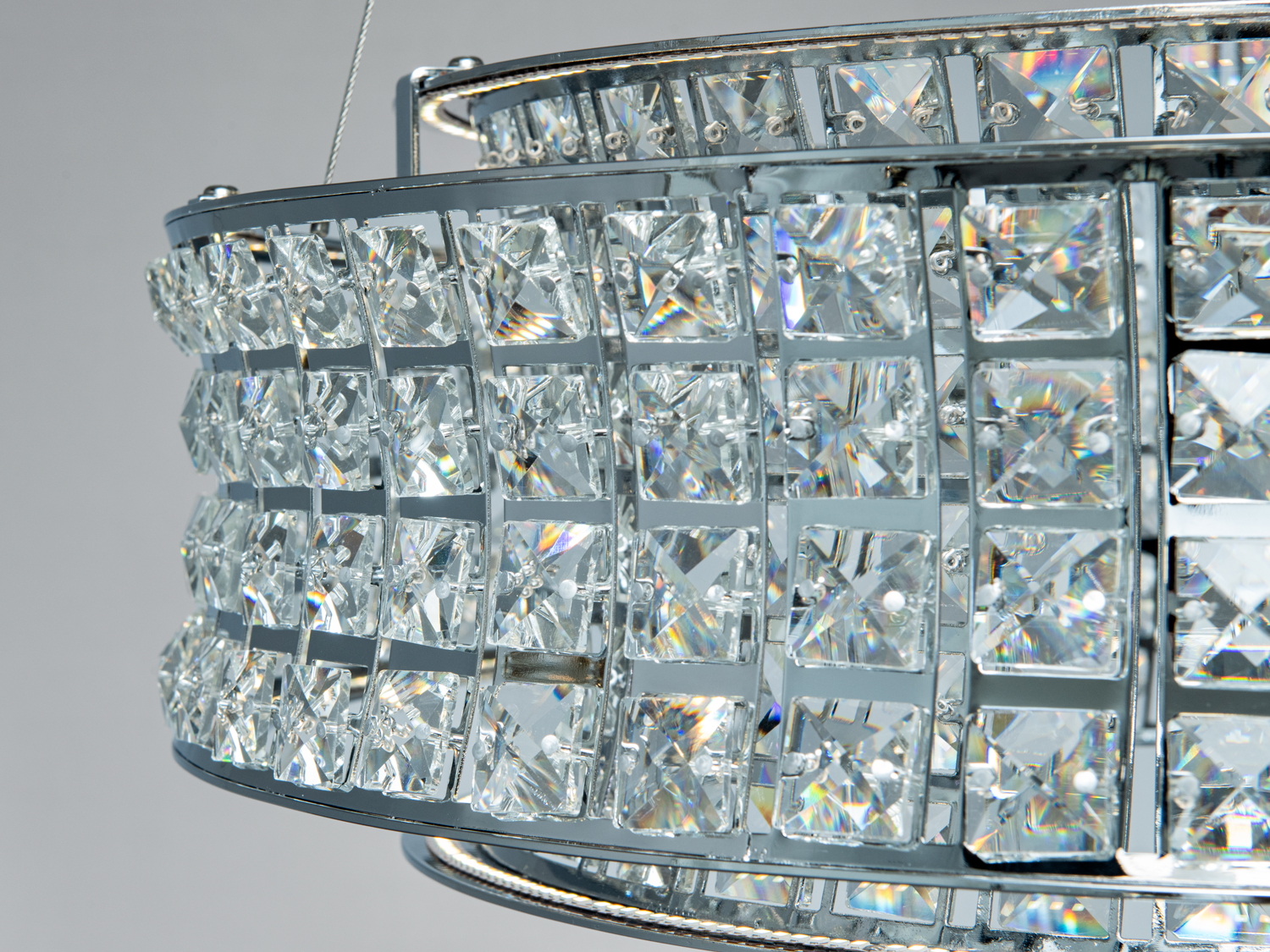 Люстра підвісна LED Diasha золото 85Вт з пультом