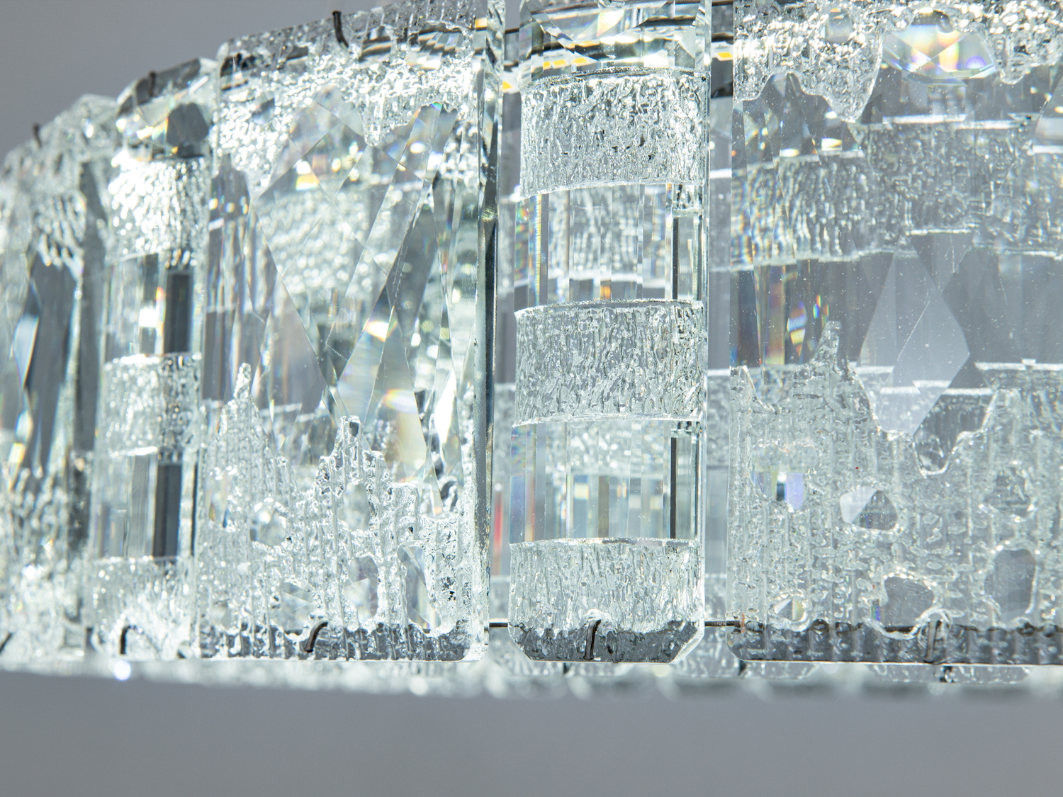 Підвісна люстра Diasha золото кришталь 68Вт LED