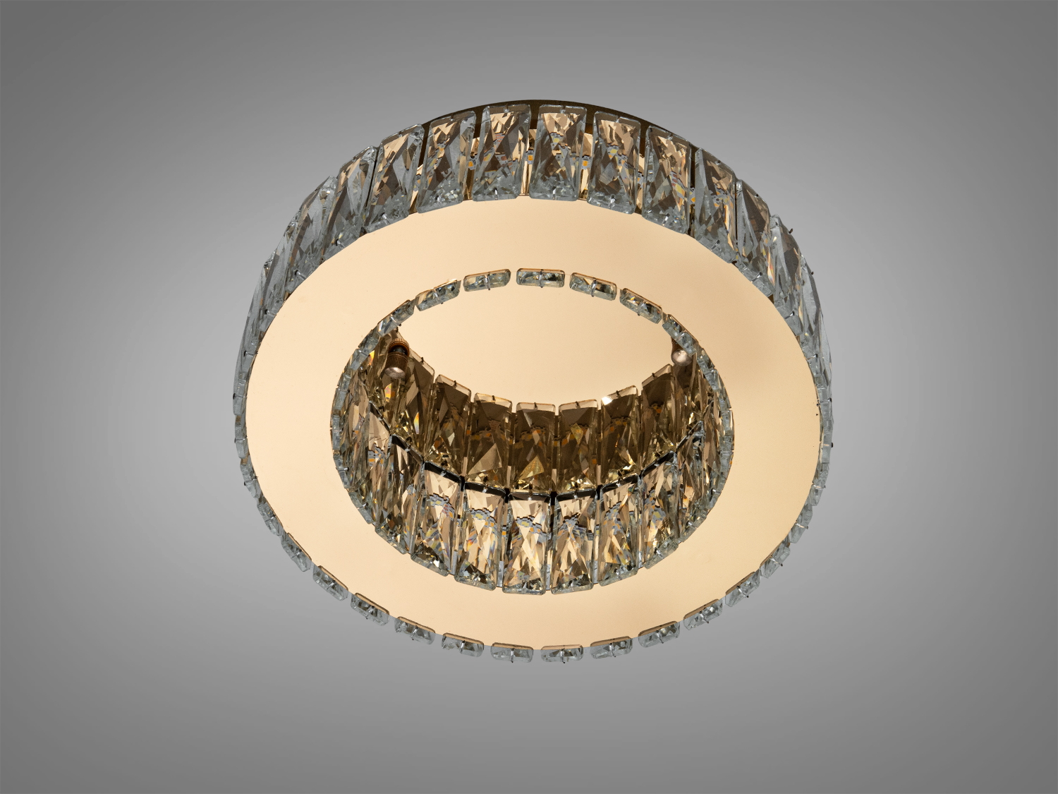 Стельова люстра Diasha золото LED 44Вт пульт 8м²