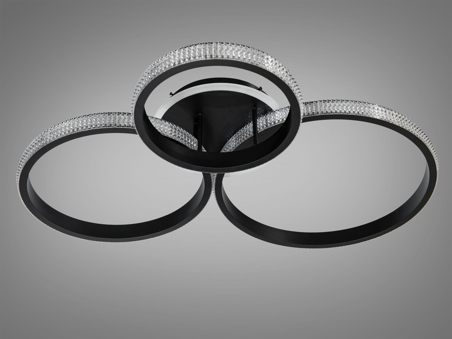 Стельова LED-люстра з димером і підсвічуванням, 100W